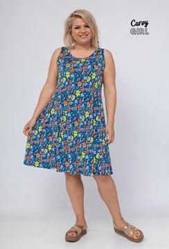 Picture of CURVY GIRL FLARED DRESS